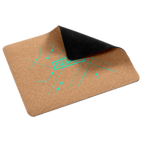 Mousepad Siebdruck umgeschlagen