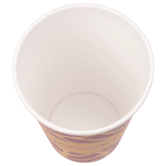 Kraftpapier-Becher doppelwandig 400 ml, 4/0-farbig