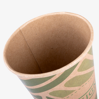 Kraftpapier-Becher einwandig 300 ml, 4/0-farbig (CMYK)