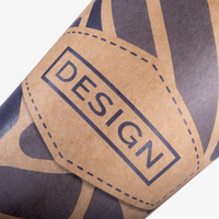 Kraftpapier-Becher einwandig 400 ml, 4/0-farbig (CMYK)