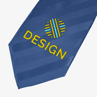 Krawatte unisex mit Streifenmuster, Detailansicht