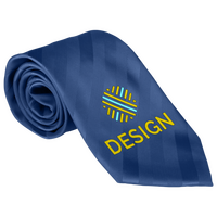 Krawatte unisex mit Streifenmuster, bedruckt