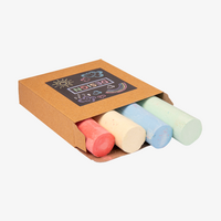 Kreide-Set 4-teilig, 4/0-farbig einseitig bedruckt