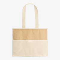 Kühltasche aus laminierter Jute mit isothermen Innenfutter