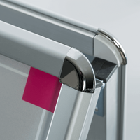 Kundenstopper STANDARD 70 x 100 cm, 32mm, Rundecken, Detail