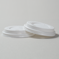 Kunststoffdeckel mit Trinkloch für Getränkebecher 400 ml, weiß Gruppe