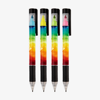 Kugelschreiber, farbig bedruckt, Regenbogen, verschiedene farben