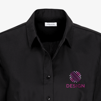 Kurzarmbluse, Fil-a-Fil Classic Fit - Seidensticker