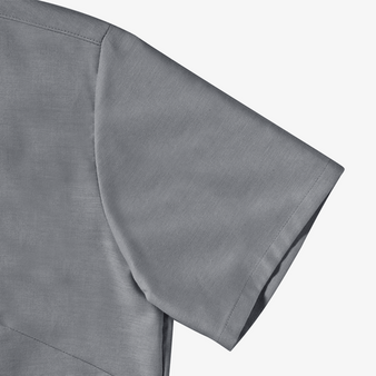 Kurzarmbluse, Oxford Tailored Fit - Russell, Muster