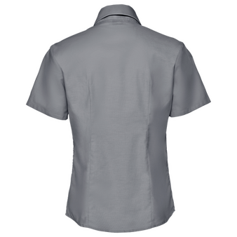 Kurzarmbluse, Oxford Tailored Fit - Russell, Muster