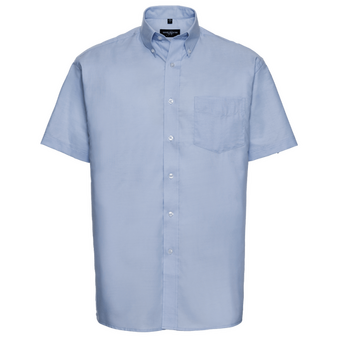 Kurzarmhemd, Oxford Classic Fit - Russell, Muster