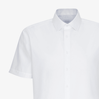 Kurzarmhemd, Popeline Tailored Fit - Seidensticker, Muster