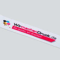 Kurze Schlüsselanhänger, 25 mm Schlüsselbandbreite, Detail Druck