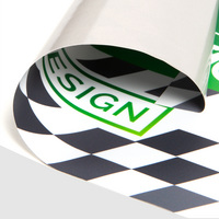 Kurzfristig haltbare Autoaufkleber details