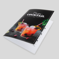 Getraenkekarte, farbig bedruckt, Motiv