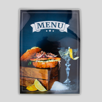 Getraenkekarte, farbig bedruckt, Motiv