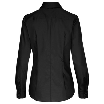 Langarmbluse, Fil-a-Fil Slim Fit - Seidensticker