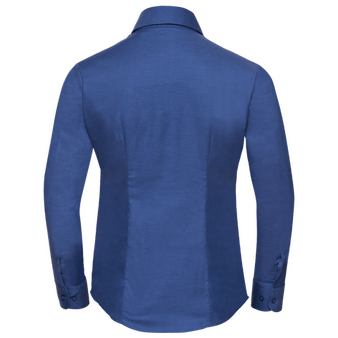 Langarmbluse, Oxford Tailored Fit - Russell, Muster