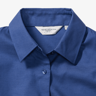 Langarmbluse, Oxford Tailored Fit - Russell, Muster