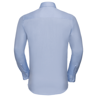 Langarmhemd, Herringbone Tailored Fit - Russell, Muster