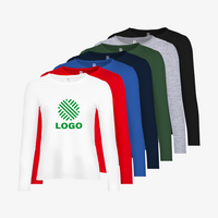 Langarmshirt, farbig bedruckt, Vorderseite