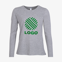 Langarmshirt, farbig bedruckt, Vorderseite