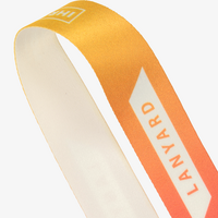 Lanyards aus Recyclingmaterial mit einem Haken oder Ring, , Detailbild des Schlüsselbands