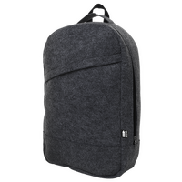 Laptop-Rucksack aus recyceltem Filz, Farbe Dunkelgrau