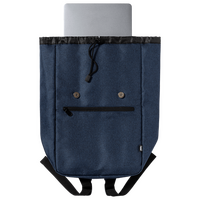Laptop-Rucksack aus RPET mit Druckknopfverschluss