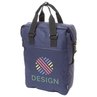 Laptop-Rucksack aus RPET mit seitlichem Schnallenverschluss