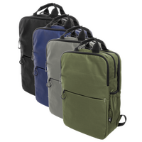 Laptop-Rucksack aus wasserdichtem RPET, ohne Werbeanbringung