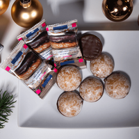 Lebkuchen, farbig bedruckt, liegend, Lebkuchen Motiv