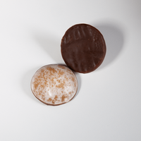 Lebkuchen, liegend mit Zuckerglasur