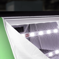 Messetheke, farbig bedruckt, Motiv, rueckseite, offen