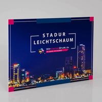 Platte, farbig bedruckt, rechteck