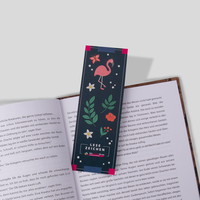 Lesezeichen, farbig bedruckt, liegend