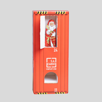 Lindt Lindor Adventskalender Turm mit Hohlfigur, 4/0 farbig bedruckt, Hohlfigur