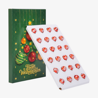 Lindt Lindor Tisch-Adventskalender, 4/0 farbig bedruckt