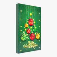 Adventskalender, farbig bedruckt