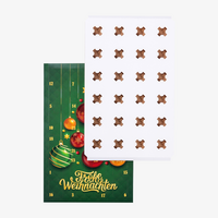 Lindt Lindor Tisch-Adventskalender, 4/0 farbig bedruckt
