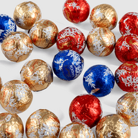 Lindt Lindor Wand-Adventskalender, 4/0 farbig bedruckt