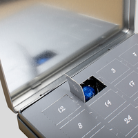 Lindt X-Mas Box, offen, Detailansicht