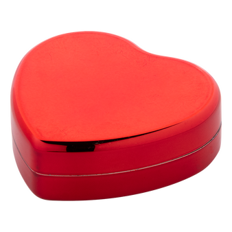 Lippenbalsam Herzform in rot, unbedruckt