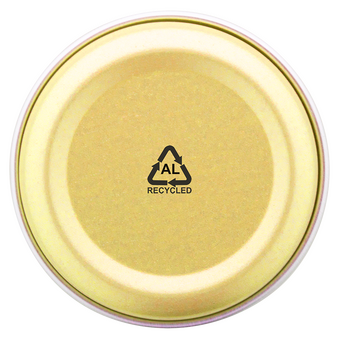 goldene Metallic-Dose R&uuml;ckseite