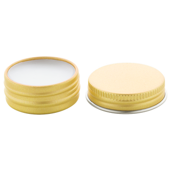 offene goldene Metallic-Dose unbedruckt