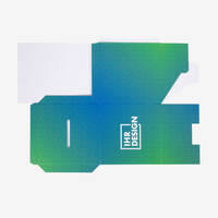 Losbox, farbig bedruckt, Flach