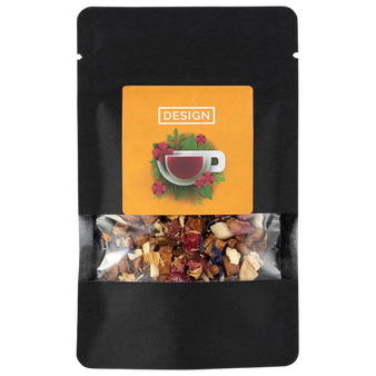 schwarze Doybag von vorne mit 13g Inhalt