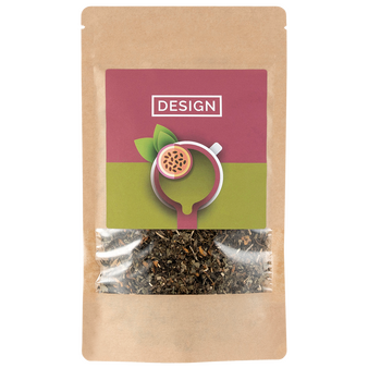 naturfarbene Doybag von hinten mit 70g Inhalt