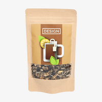 Loser Schwarztee in Doybag, 4/0-farbig einseitig bedruckt