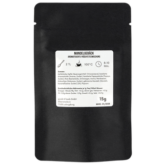 schwarze Doybag von hinten mit 15g Inhalt